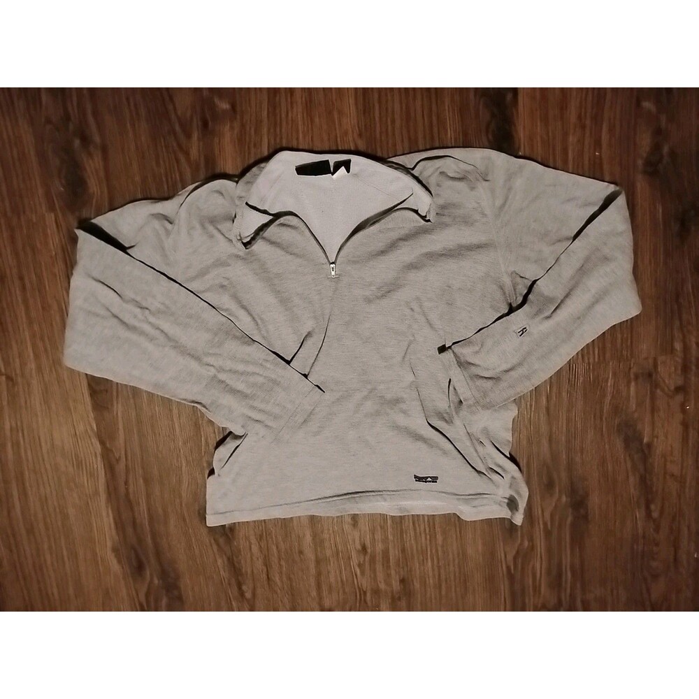 Patagonia Shirt Women's Size Xl Grey 1/2 Zip